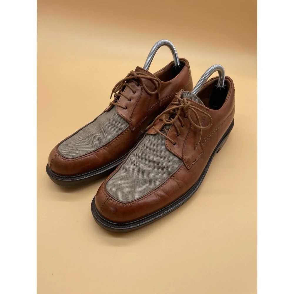 Johnston Murphy Passport Mens Size 9 M Split Moc‎ Toe Brown Italy 20-1520